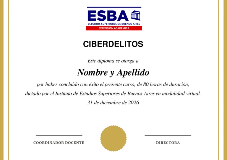 Certificado Ciberdelitos